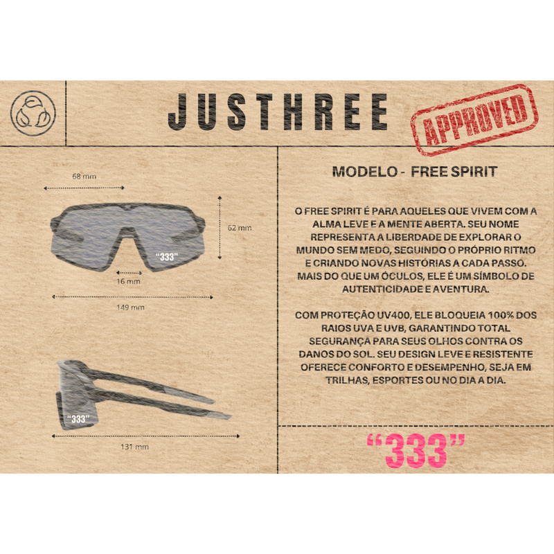 Óculos Free Spirit